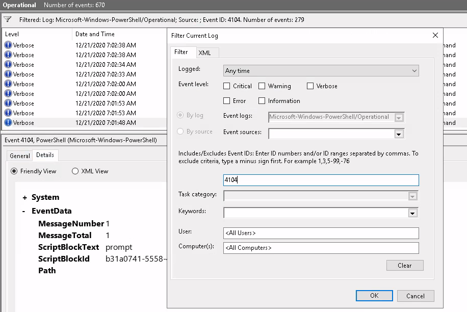event-viewer–filter-powershell-logs-4104