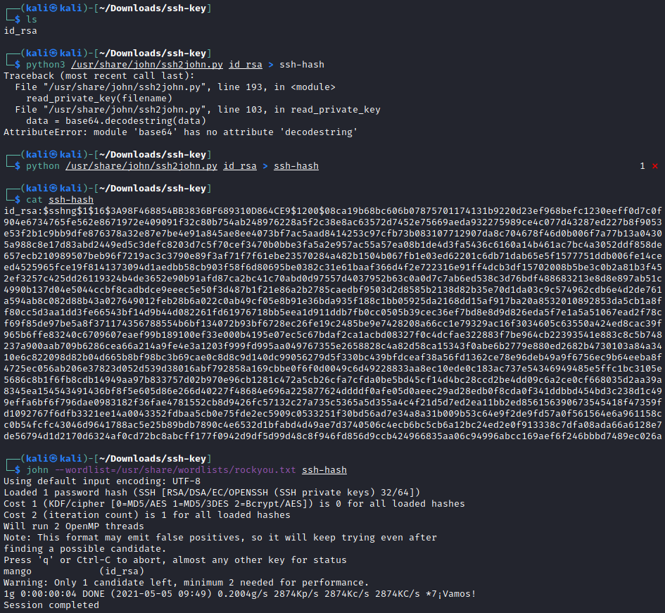 john–cracking-ssh–files