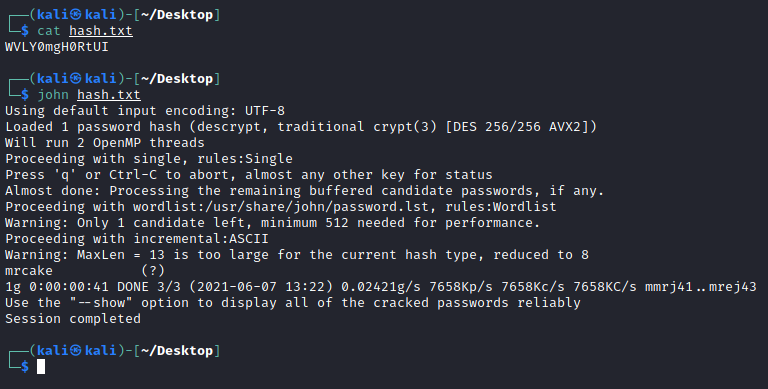 lsf–crack-the-hash