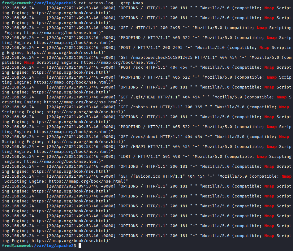 lsf–search-for-nmap-entries