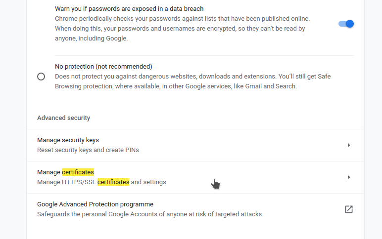 manage-certificates-chrome