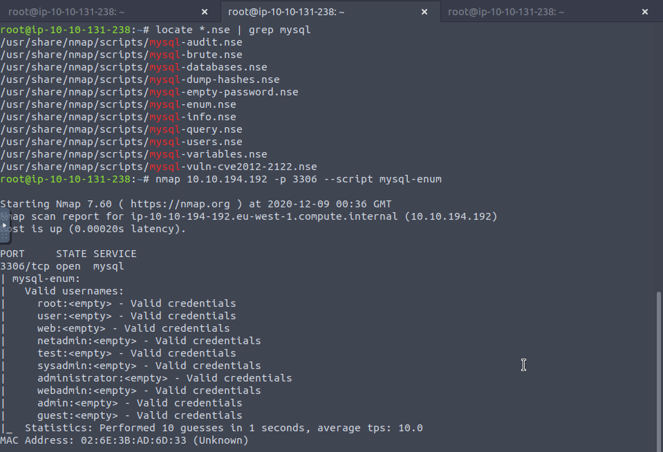 nmap-mysql-scripts