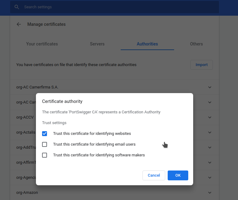 setting-up-portswigger-authority