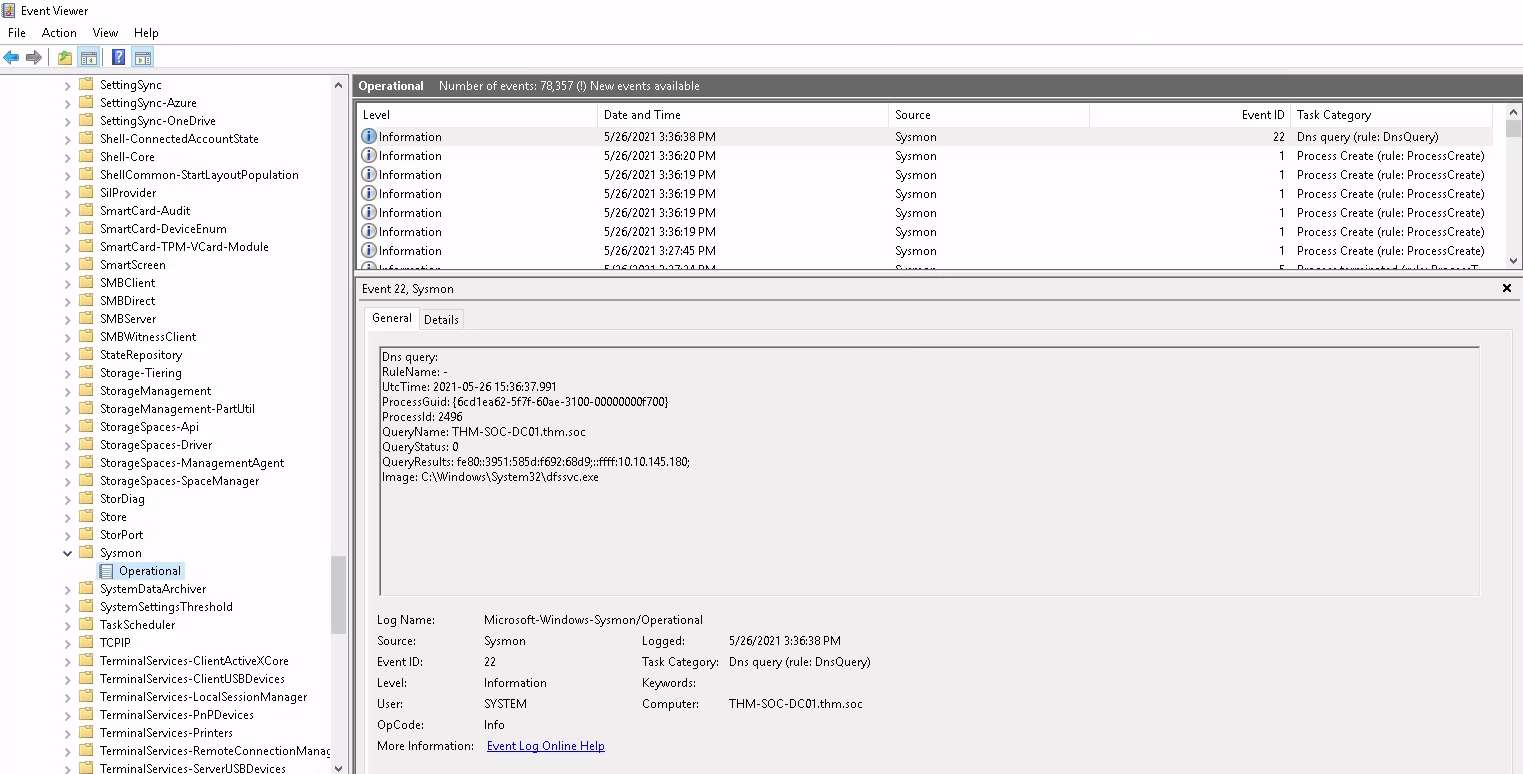 sysmon–check-with-event-viewer