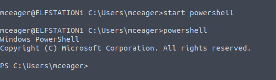 start-powershell