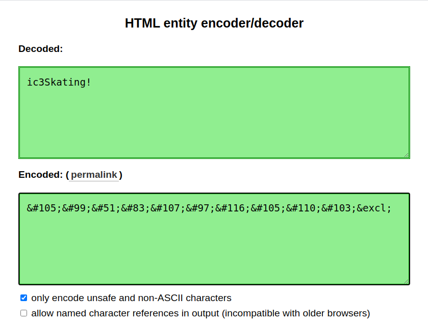 html-entity-decode